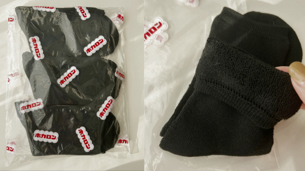 冷え性、しもやけの方、温活したい方にオススメの暖か靴下の写真。